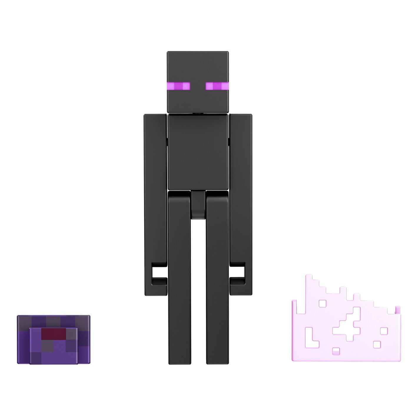 MINECRAFT CRAFT A BLOCK FIGURINA ENDERMAN 8CM