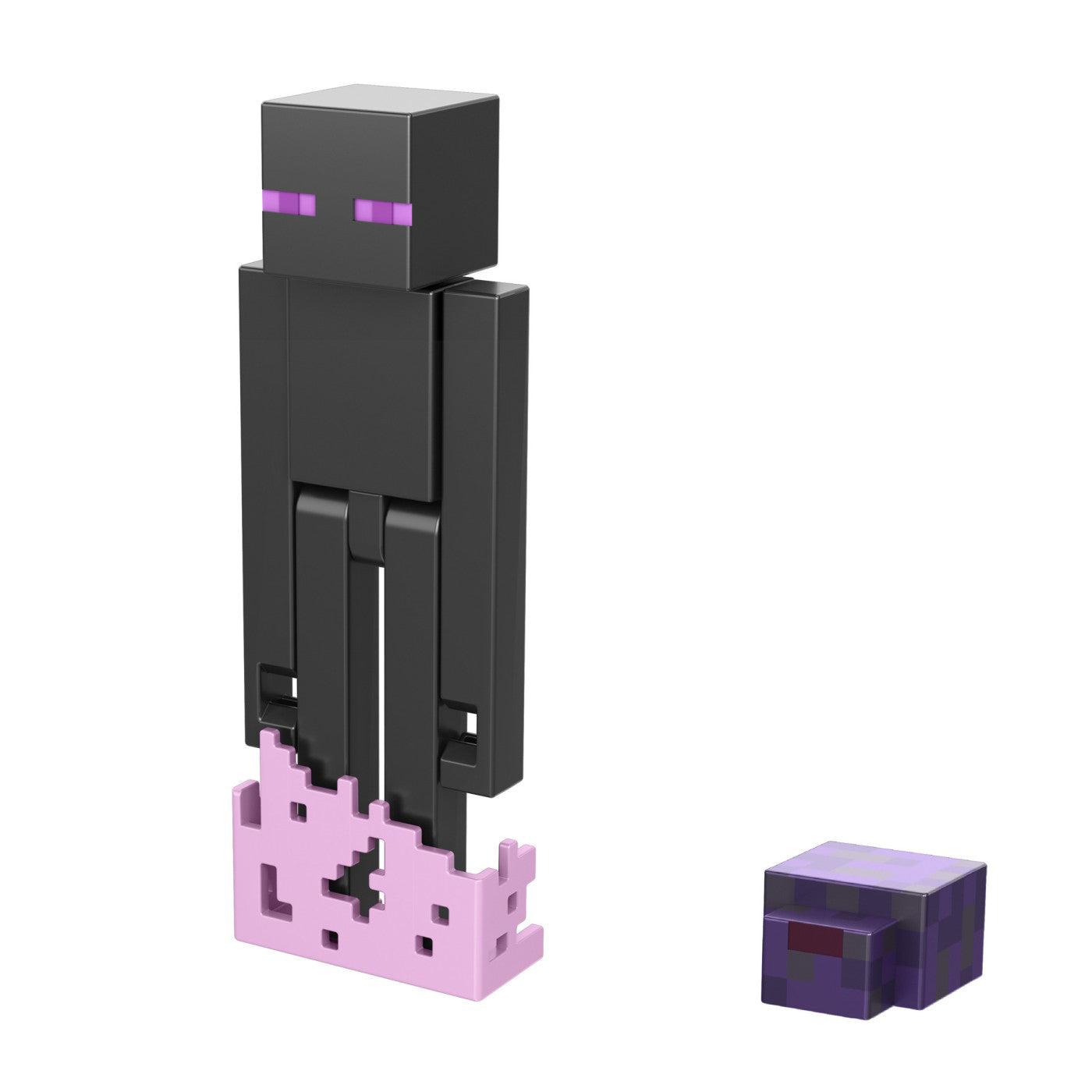 MINECRAFT CRAFT A BLOCK FIGURINA ENDERMAN 8CM