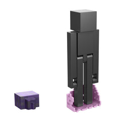 MINECRAFT CRAFT A BLOCK FIGURINA ENDERMAN 8CM