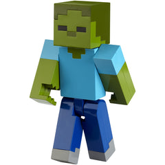 MINECRAFT CRAFT A BLOCK FIGURINA ZOMBIE 8CM