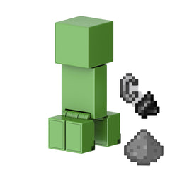 MINECRAFT CRAFT A BLOCK FIGURINA CREEPER 8CM