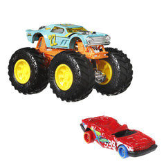 HOT WHEELS MONSTER TRUCK SI MASINUTA METALICA NIGHT SHIFTER