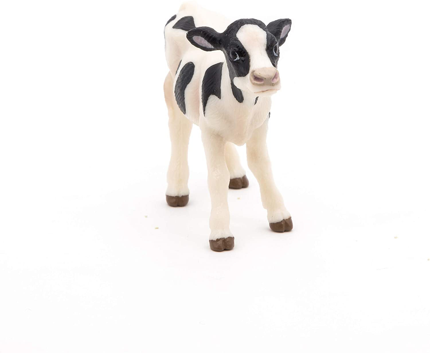 PAPO FIGURINA VITEL ALB CU NEGRU