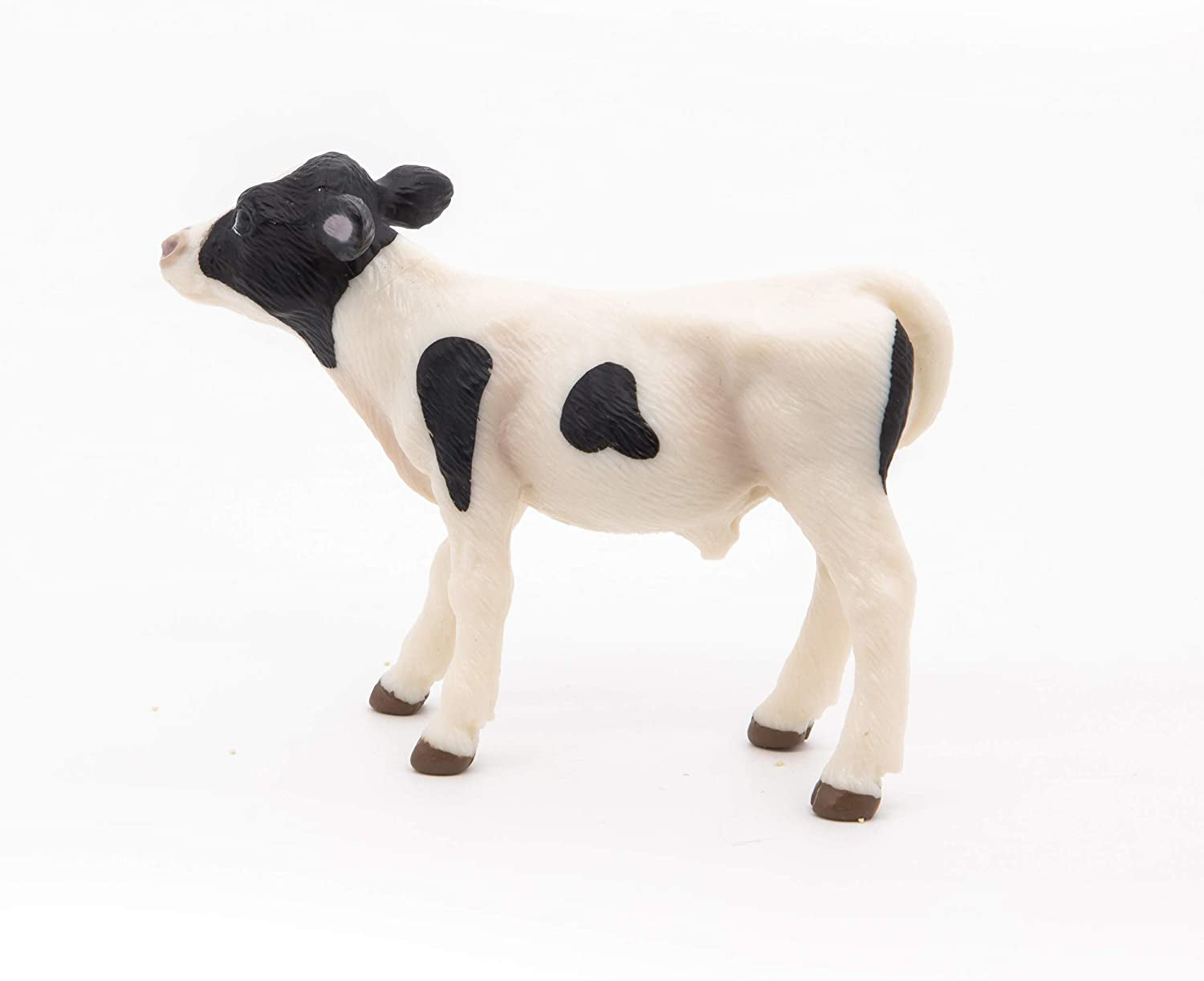 PAPO FIGURINA VITEL ALB CU NEGRU