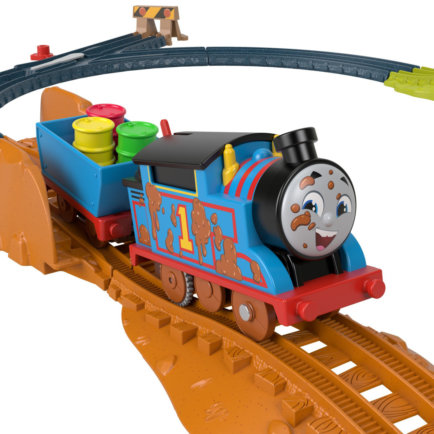 THOMAS SET DE JOACA CU LOCOMOTIVA MUDDY MOTORIZATA SI ACCESORII