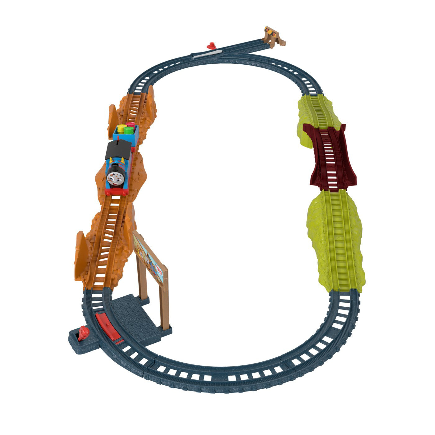 THOMAS SET DE JOACA CU LOCOMOTIVA MUDDY MOTORIZATA SI ACCESORII