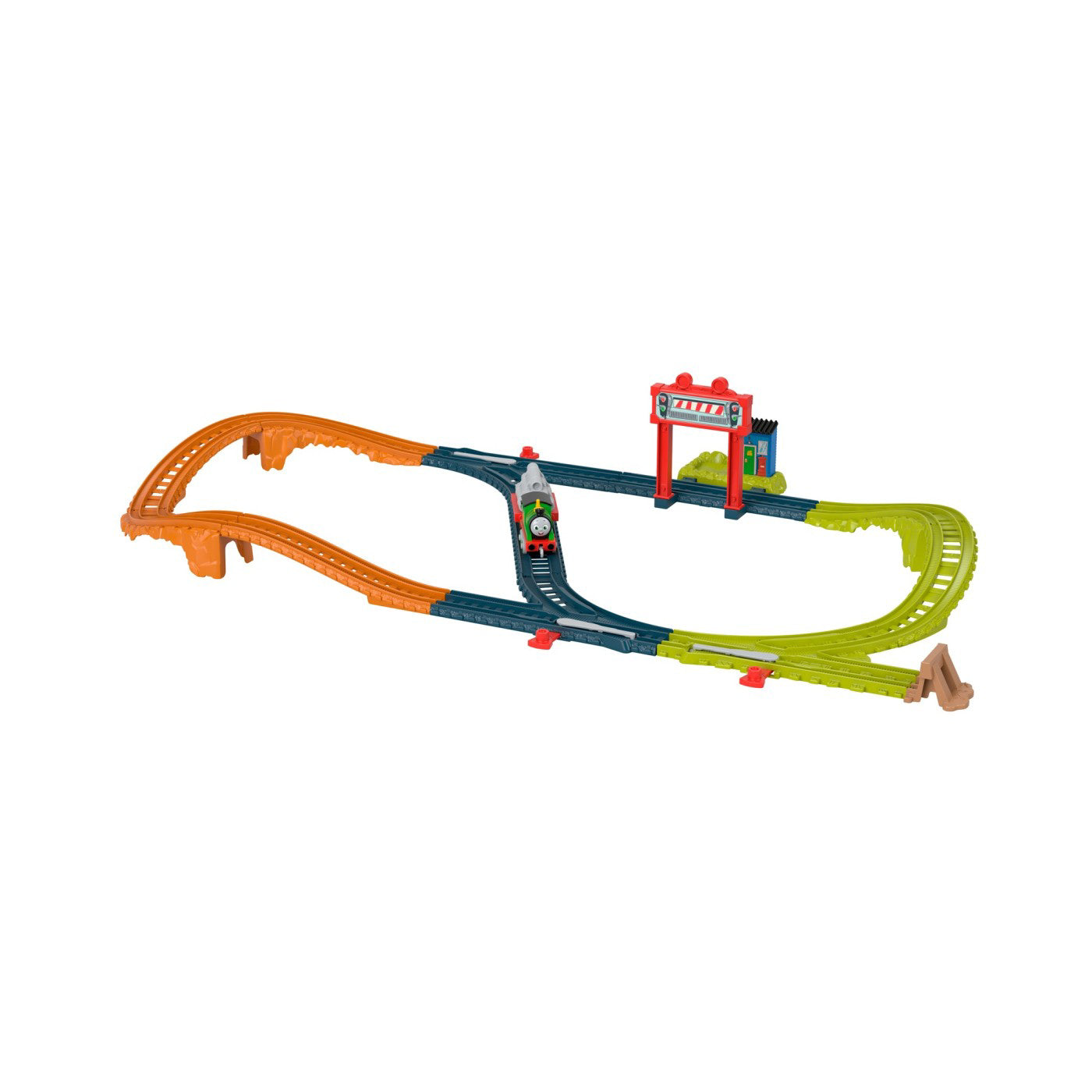 THOMAS SET DE JOACA CU LOCOMOTIVA PUSH ALONG PERCY SI ACCESORII