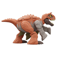 JURASSIC WORLD FIERCE CHANGERS DOUBLE DANGER DINOZAUR TRANSFORMABIL CARNOTAURUS SI STEGOSAURUS