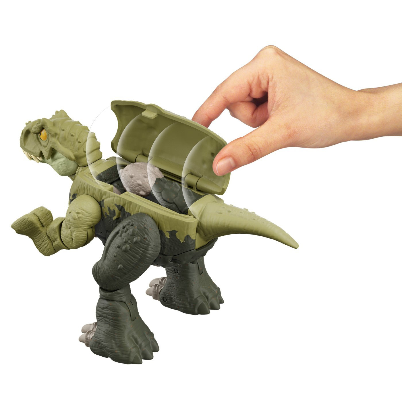 JURASSIC WORLD FIERCE CHANGERS DOUBLE DANGER DINOZAUR TRANSFORMABIL TYRANNOSAURUS REX SI ANKYLOSAURUS VERDE