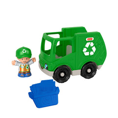 FISHER PRICE LITTLE PEOPLE VEHICUL CAMION RECICLARE 10CM