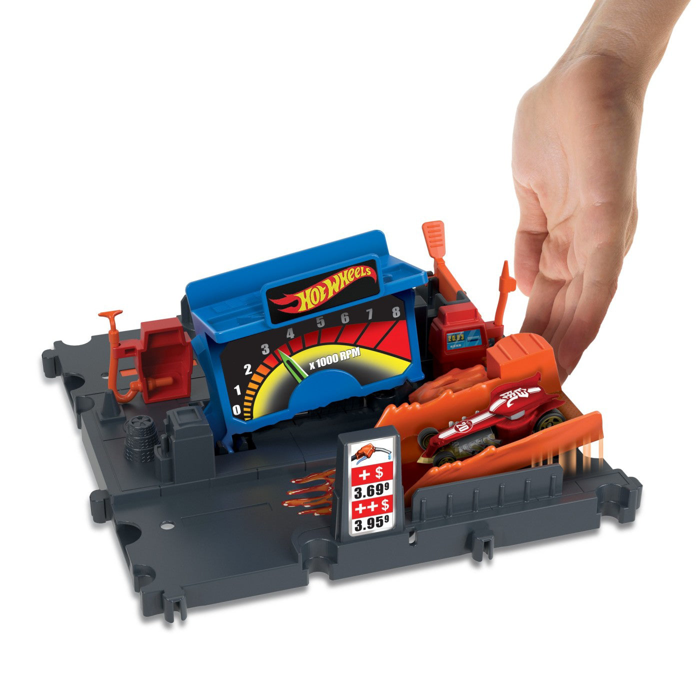 HOT WHEELS CITY EXPLORER PISTA FUEL STATION SHIFT