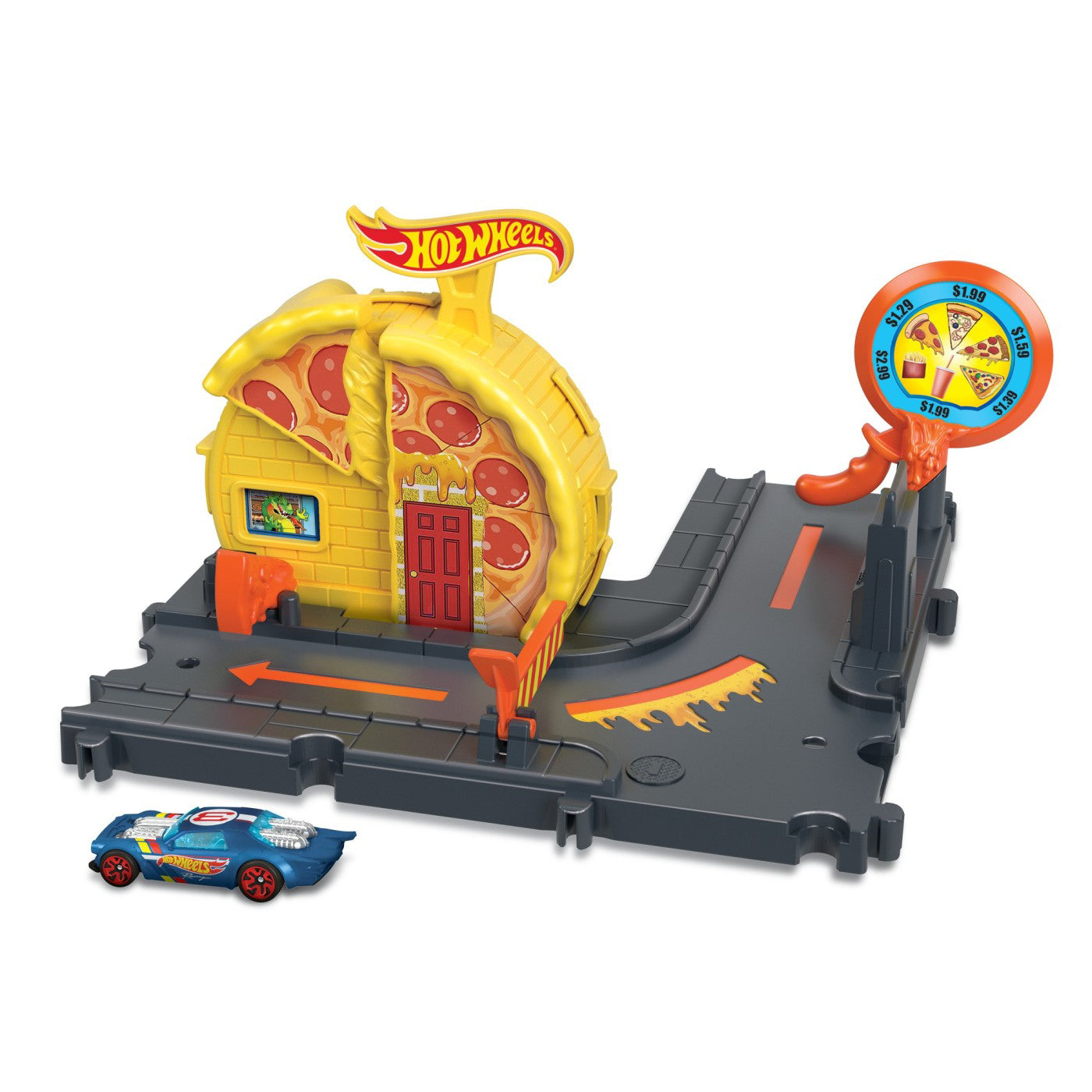 HOT WHEELS CITY EXPLORER SPEEDY PIZZA PICK UP