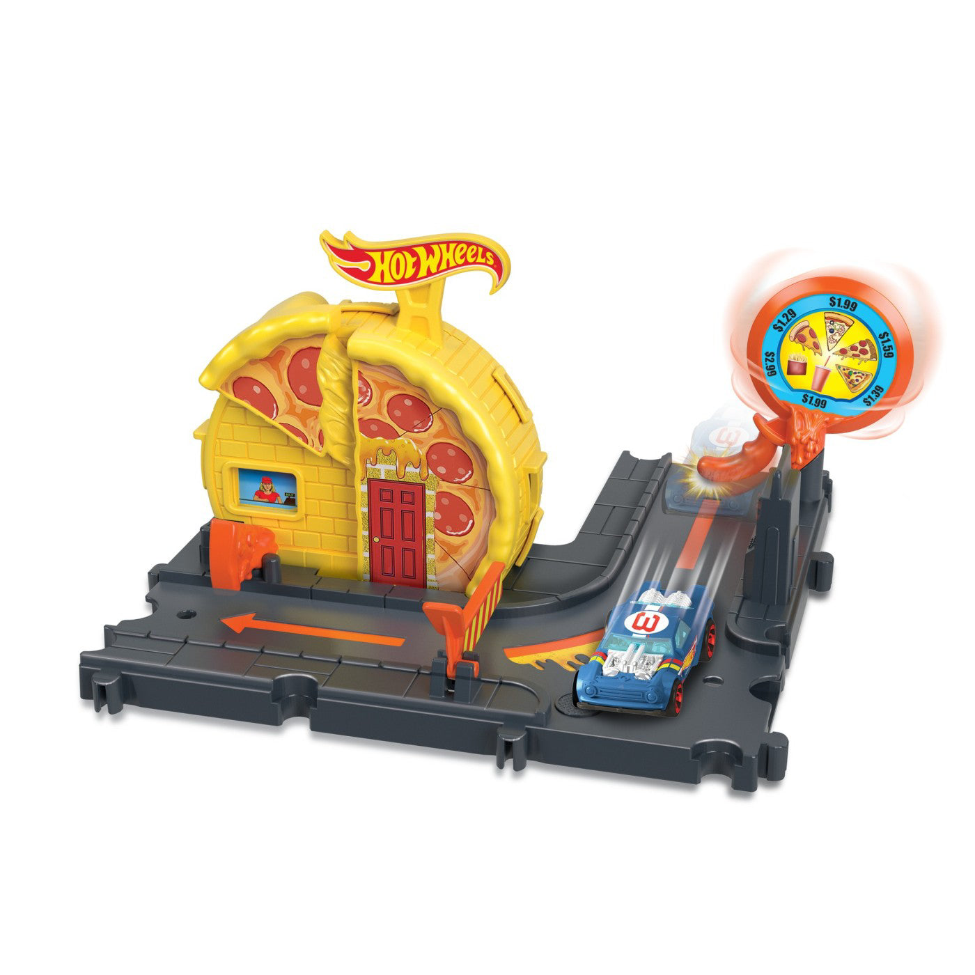 HOT WHEELS CITY EXPLORER SPEEDY PIZZA PICK UP