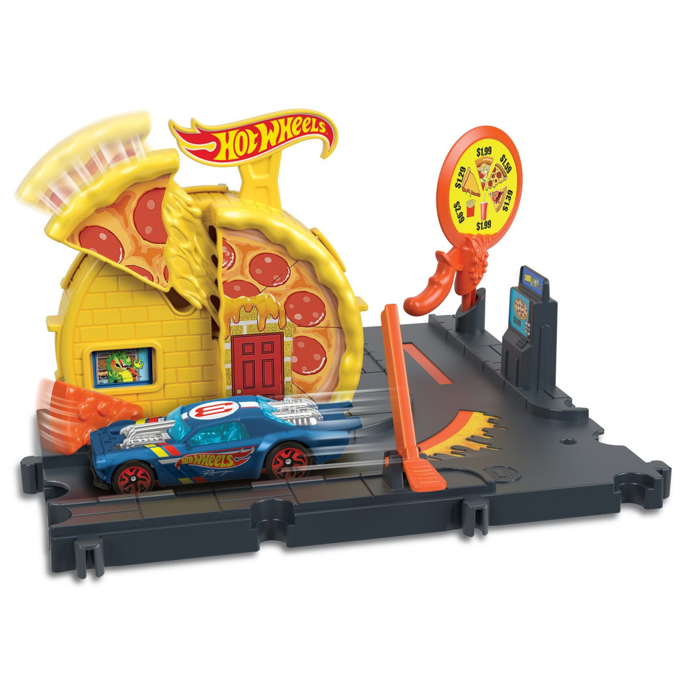 HOT WHEELS CITY EXPLORER SPEEDY PIZZA PICK UP