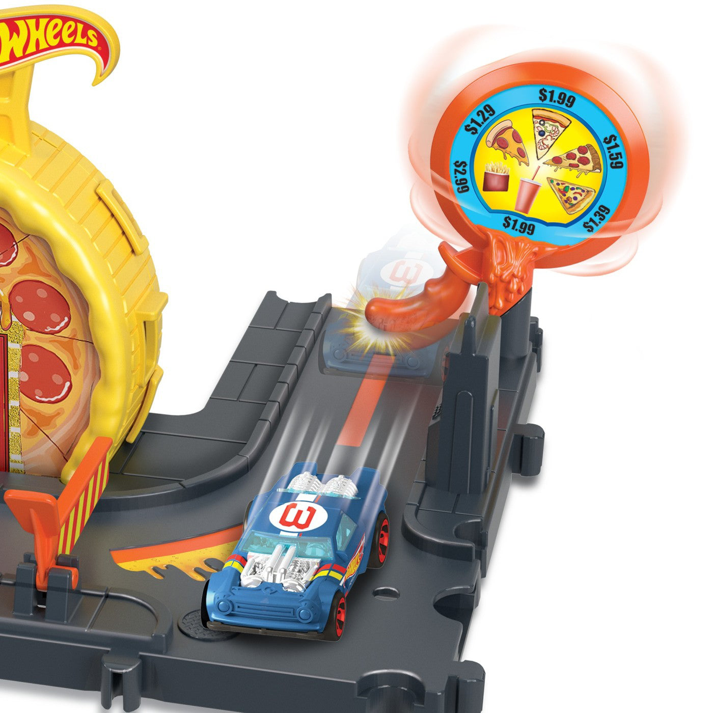 HOT WHEELS CITY EXPLORER SPEEDY PIZZA PICK UP