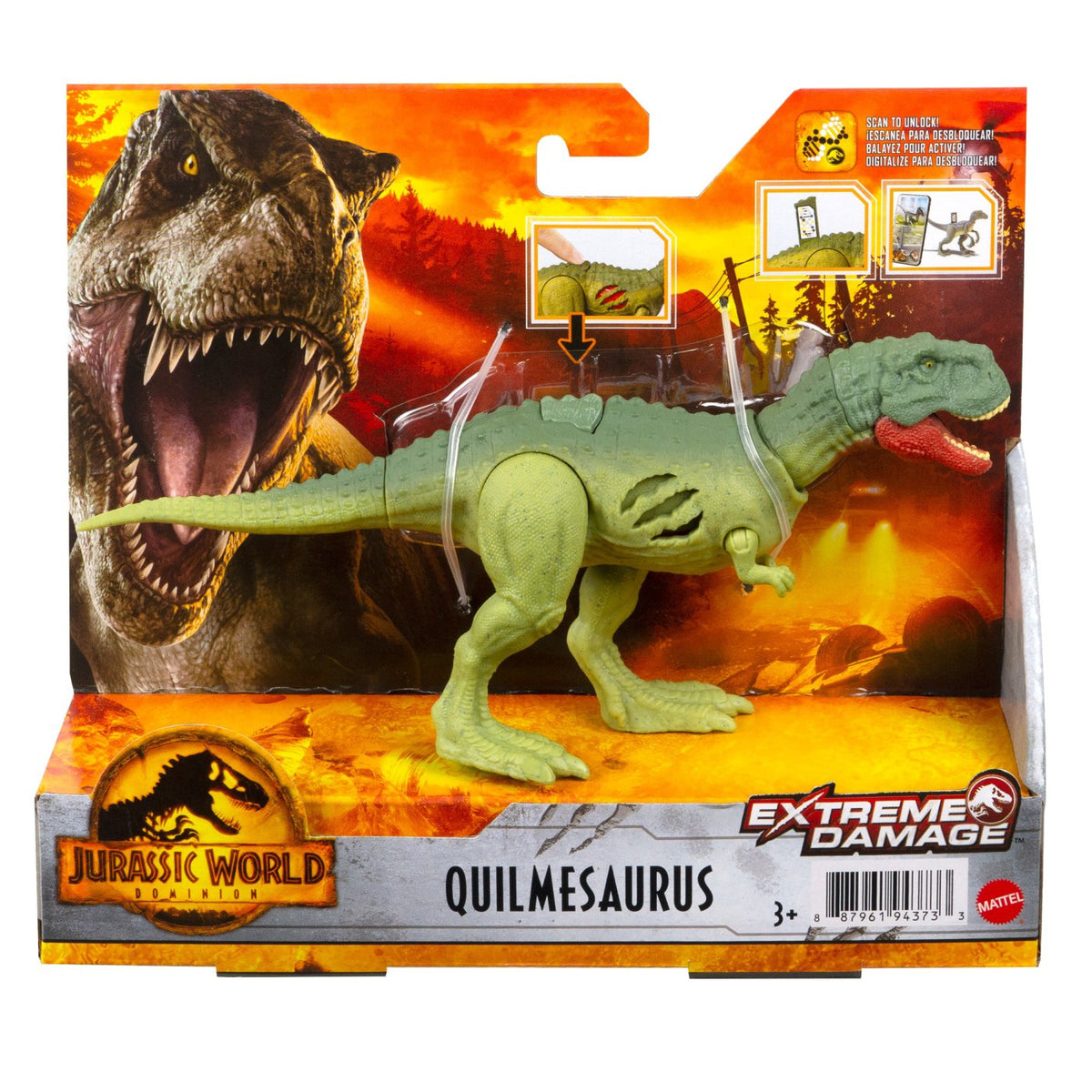 JURASSIC WORLD EXTREME DAMAGE DINOZAUR QUILMESAURUS