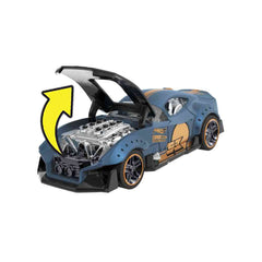 HOT WHEELS MASINUTA METALICA CU SISTEM PULL BACK MUSCLE AND BLOWN SCARA 1:43