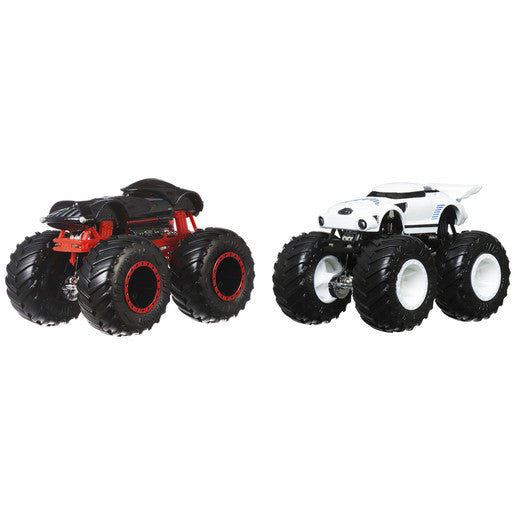 HOT WHEELS MONSTER TRUCK SET 2 MASINI SCARA 1 LA 64 DARTH VADER SI STORMTROOPER