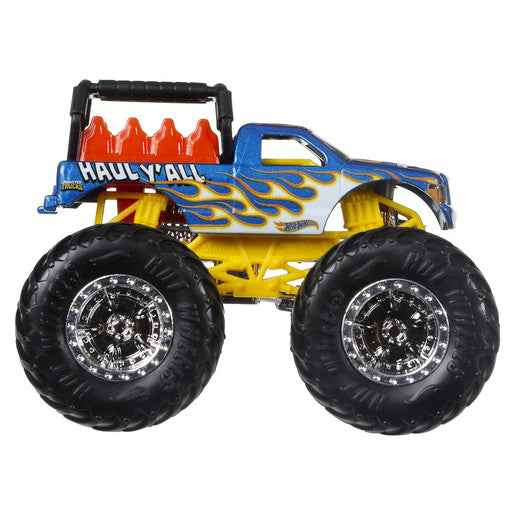 HOT WHEELS MONSTER TRUCK SET 2 MASINI SCARA 1 LA 64 HAUL YALL SI TAXI