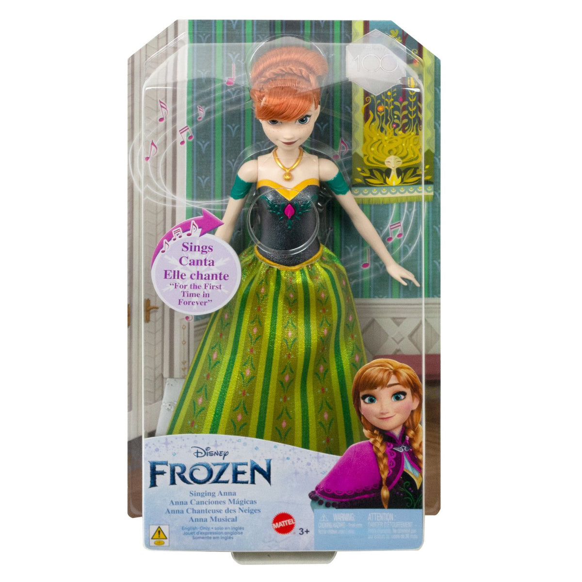 DISNEY FROZEN PAPUSA ANNA CANTAREATA