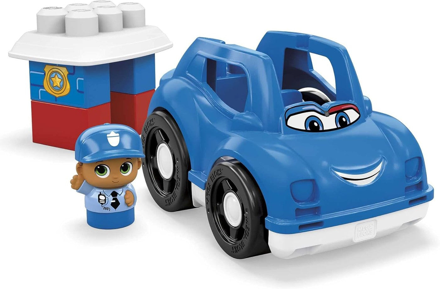 MEGA BLOKS FIRST BUILDERS VEHICUL PETER POLICE