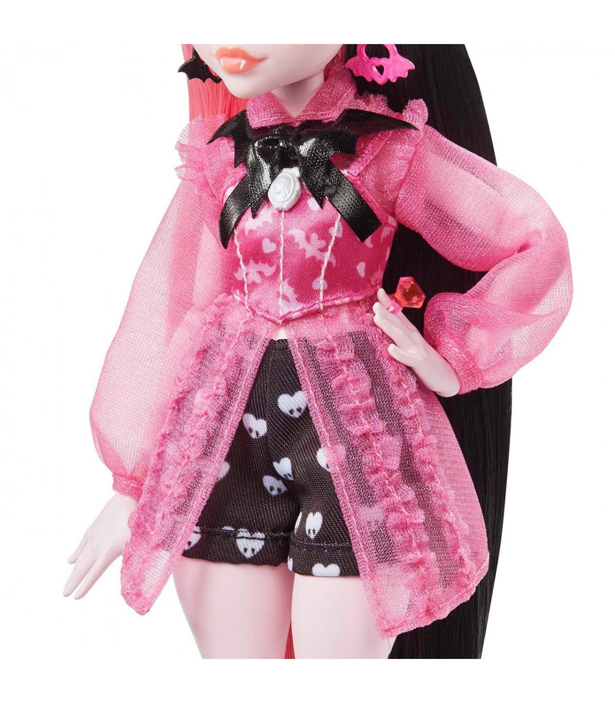 MONSTER HIGH PAPUSA DRACULAURA CU ANIMALUT SI ACCESORII