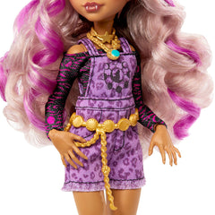 MONSTER HIGH PAPUSA CLAWDEEN WOLF CU ANIMALUT SI ACCESORII