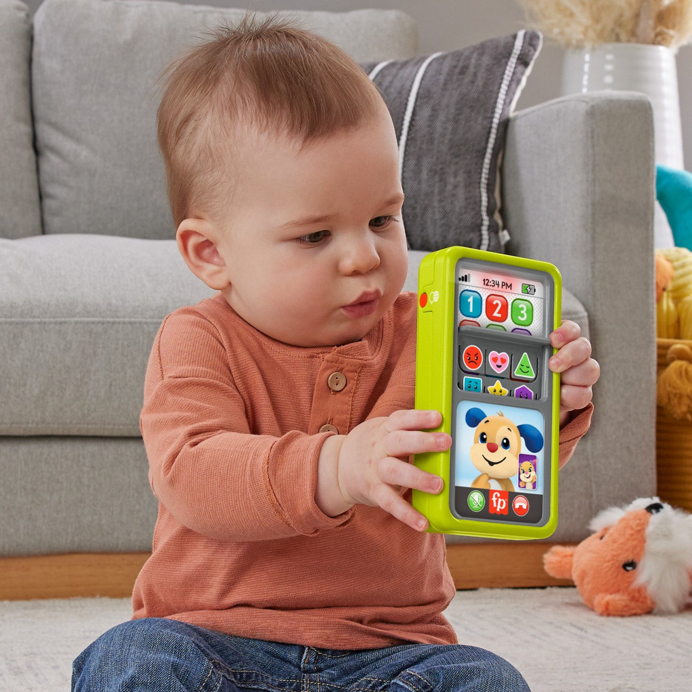 FISHER PRICE LAUGH&LEARN 2IN1 SMARTPHONE IN LIMBA ROMANA