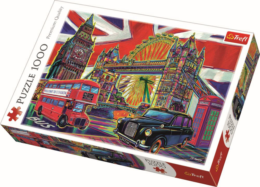PUZZLE TREFL 1000 LONDRA IN CULORI