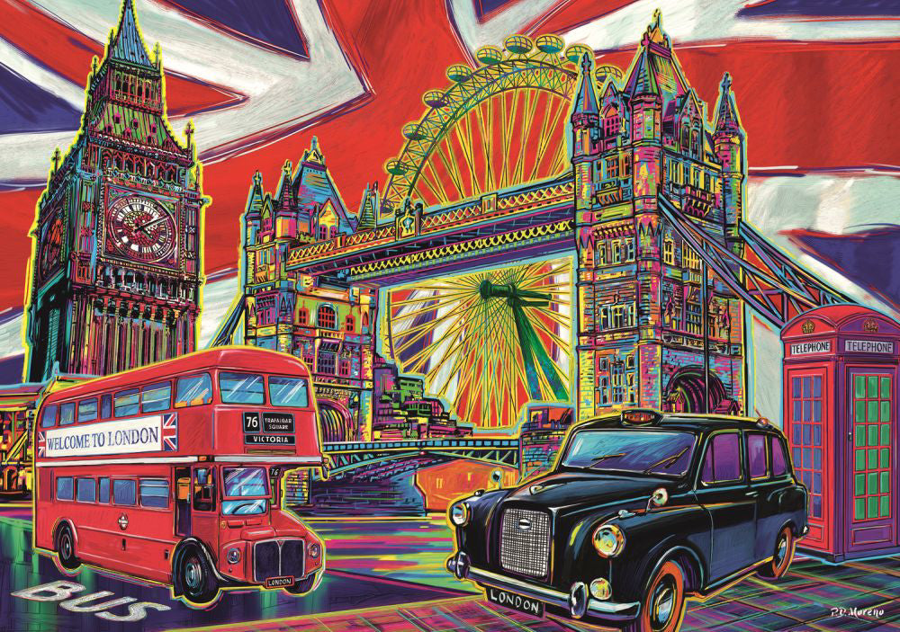 PUZZLE TREFL 1000 LONDRA IN CULORI