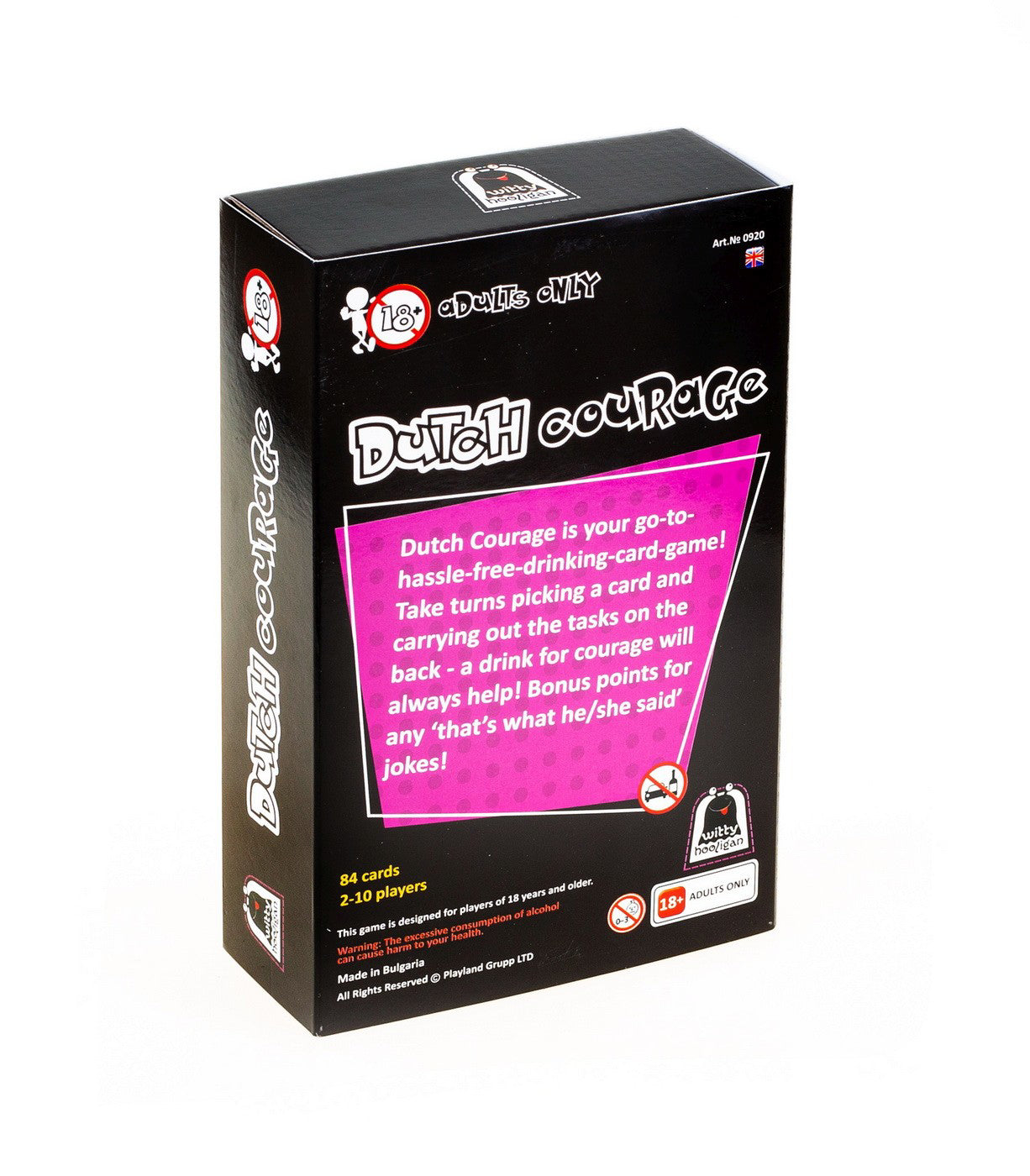 JOC DUTCH COURAGE IN LIMBA ENGLEZA