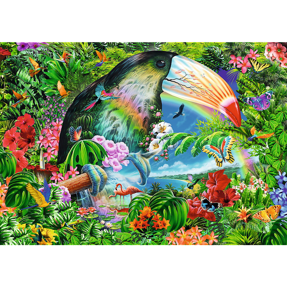PUZZLE TREFL SPIRAL 1040 PIESE ANIMALE TROPICALE