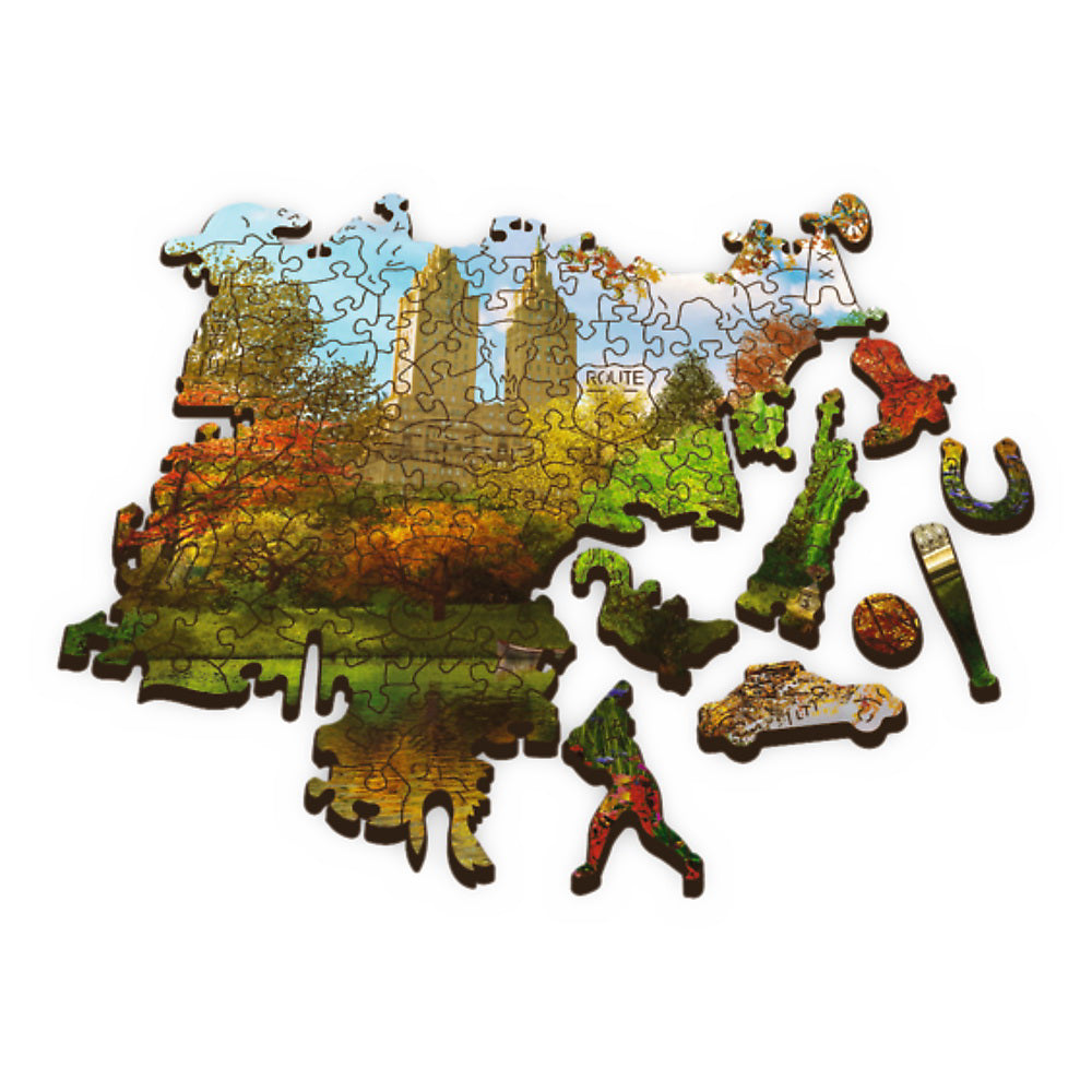 PUZZLE TREFL DIN LEMN 500+1 PIESE CENTRAL PARK NEW YORK