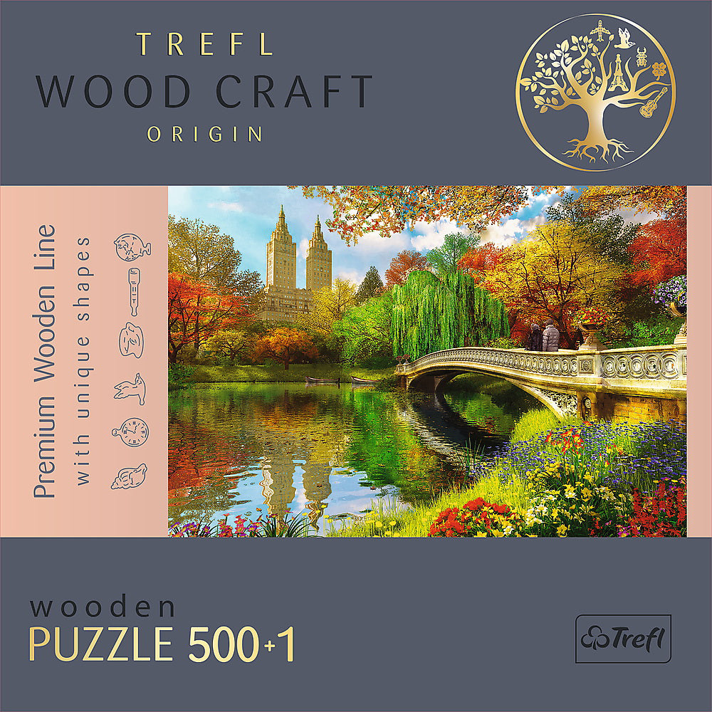 PUZZLE TREFL DIN LEMN 500+1 PIESE CENTRAL PARK NEW YORK