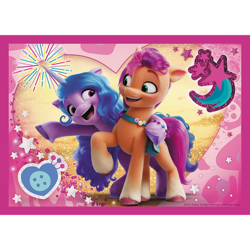PUZZLE TREFL 4IN1 MY LITTLE PONY - PONEII COLORATI