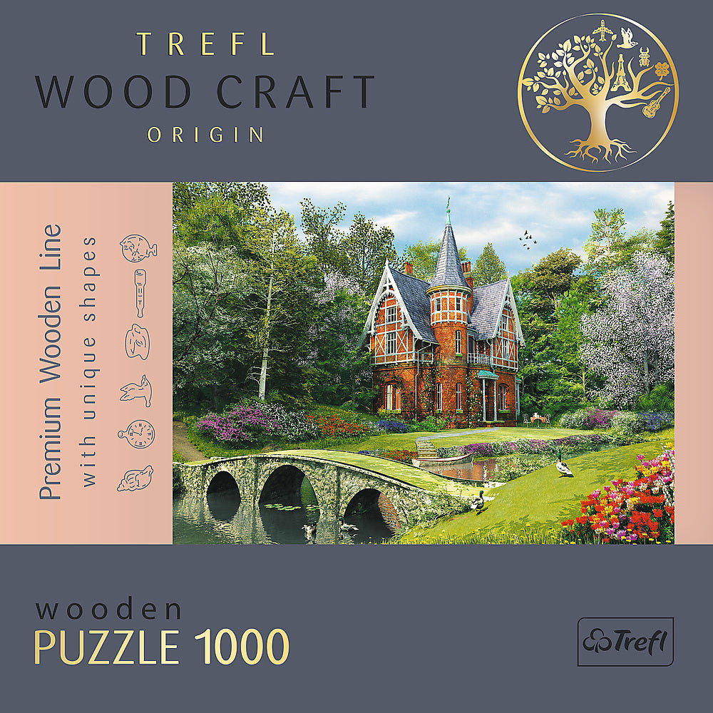 PUZZLE TREFL DIN LEMN 1000 PIESE CASA VICTORIANA