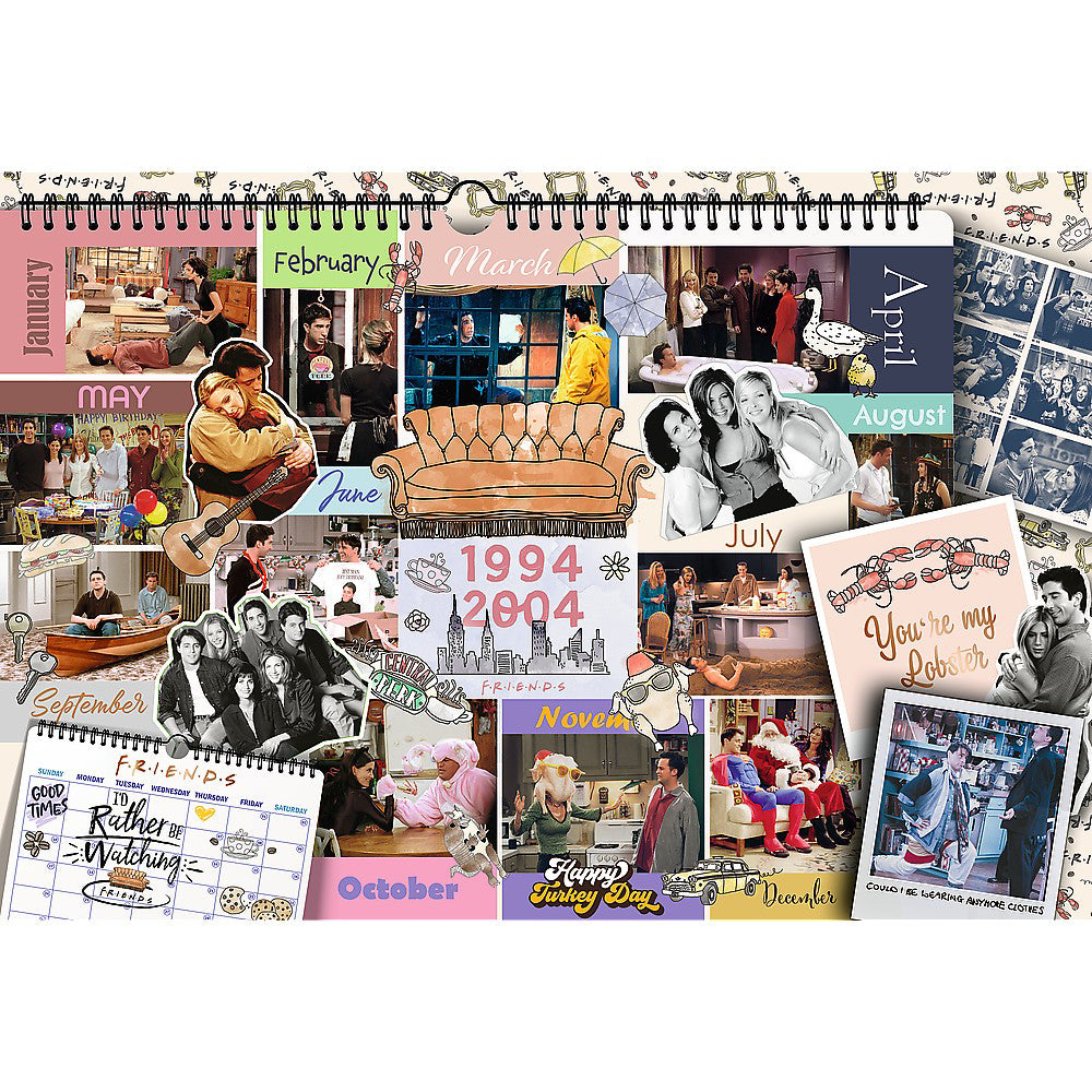 PUZZLE TREFL 1500 FRIENDS PAGINI DIN CALENDAR