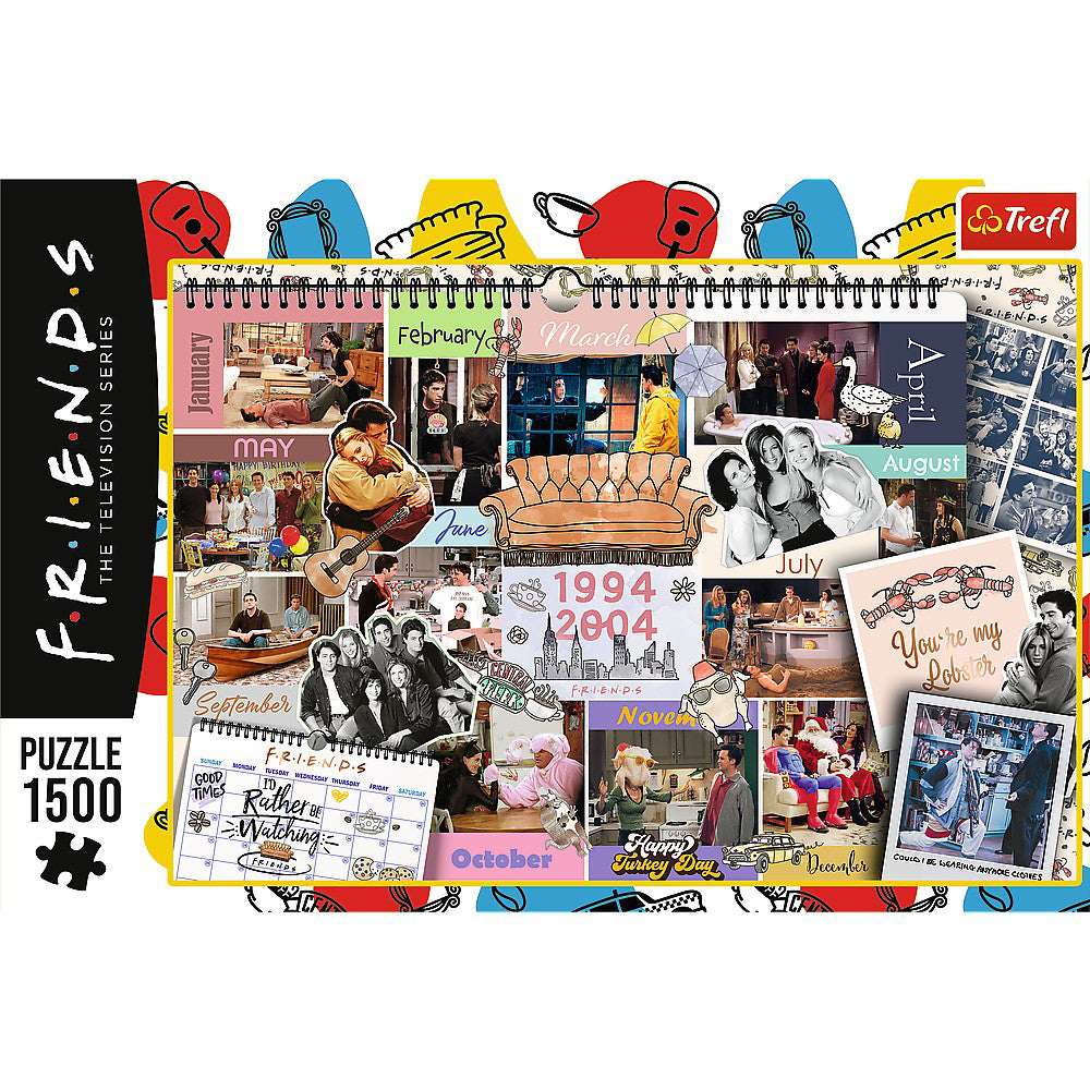 PUZZLE TREFL 1500 FRIENDS PAGINI DIN CALENDAR