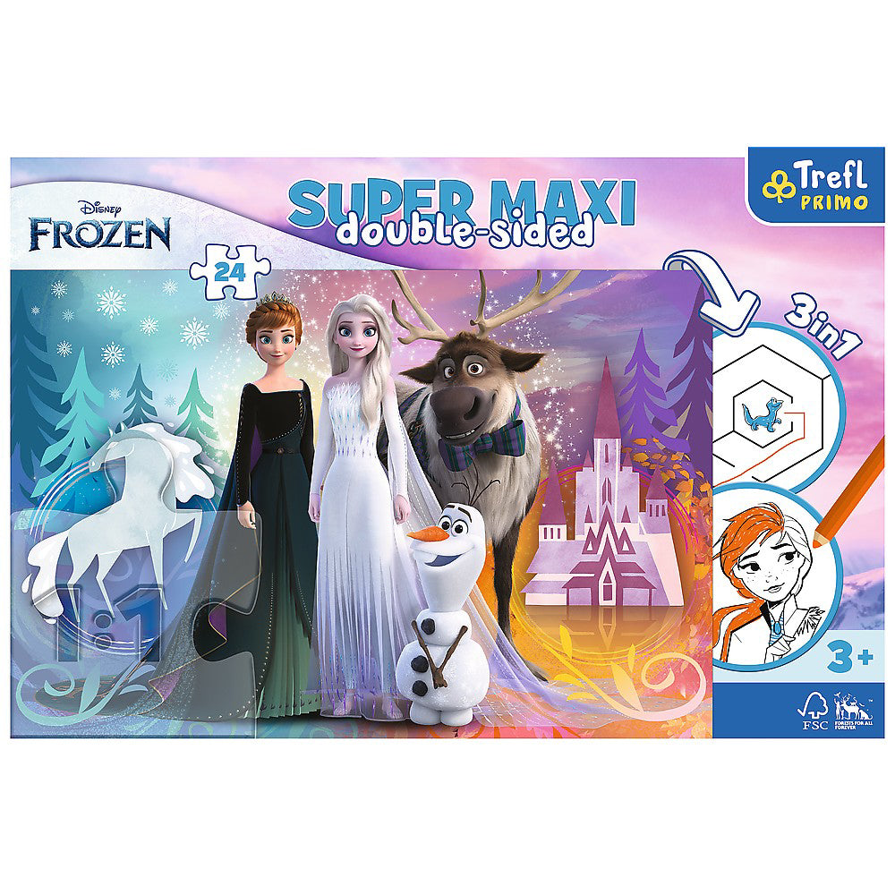 PUZZLE TREFL PRIMO  24 SUPER MAXI DISNEY FROZEN 2 REGATUL INGHETAT