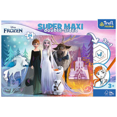 PUZZLE TREFL PRIMO  24 SUPER MAXI DISNEY FROZEN 2 REGATUL INGHETAT