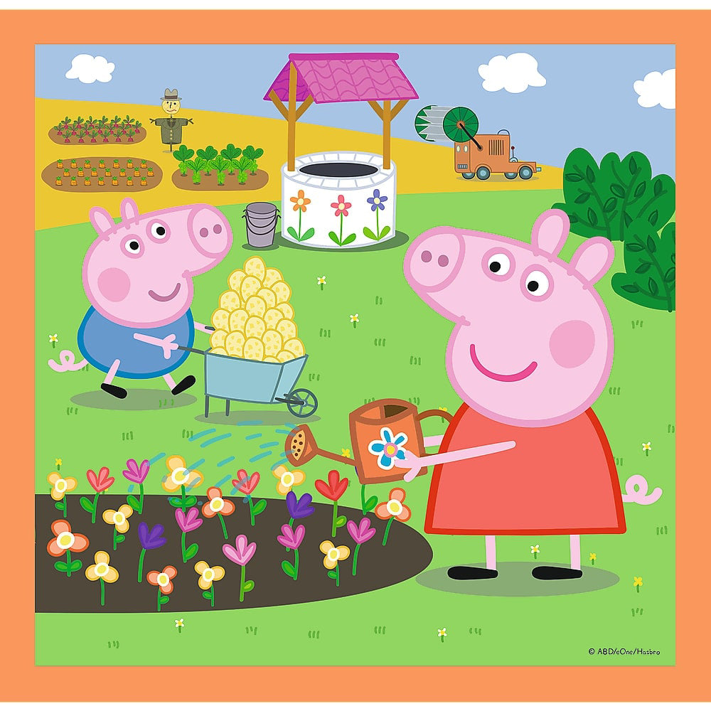 PUZZLE TREFL 3IN1 INVENTIVA PEPPA PIG