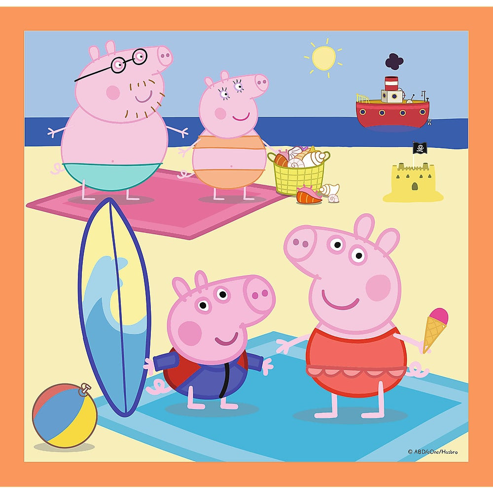 PUZZLE TREFL 3IN1 INVENTIVA PEPPA PIG