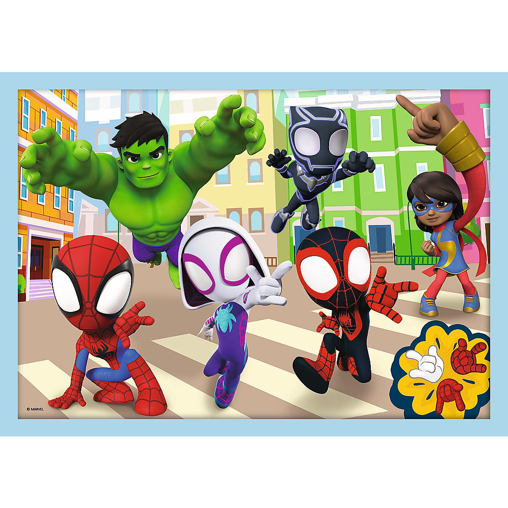 PUZZLE TREFL 4IN1 SPIDAY ECHIPA SPIDAY