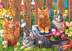 PUZZLE TREFL 500 PISICUTE IN GRADINA