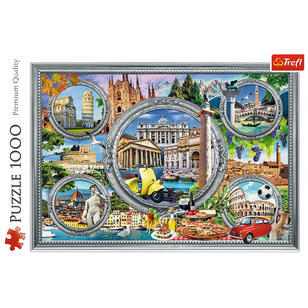 PUZZLE TREFL 1000 CITY BREAK ITALIA