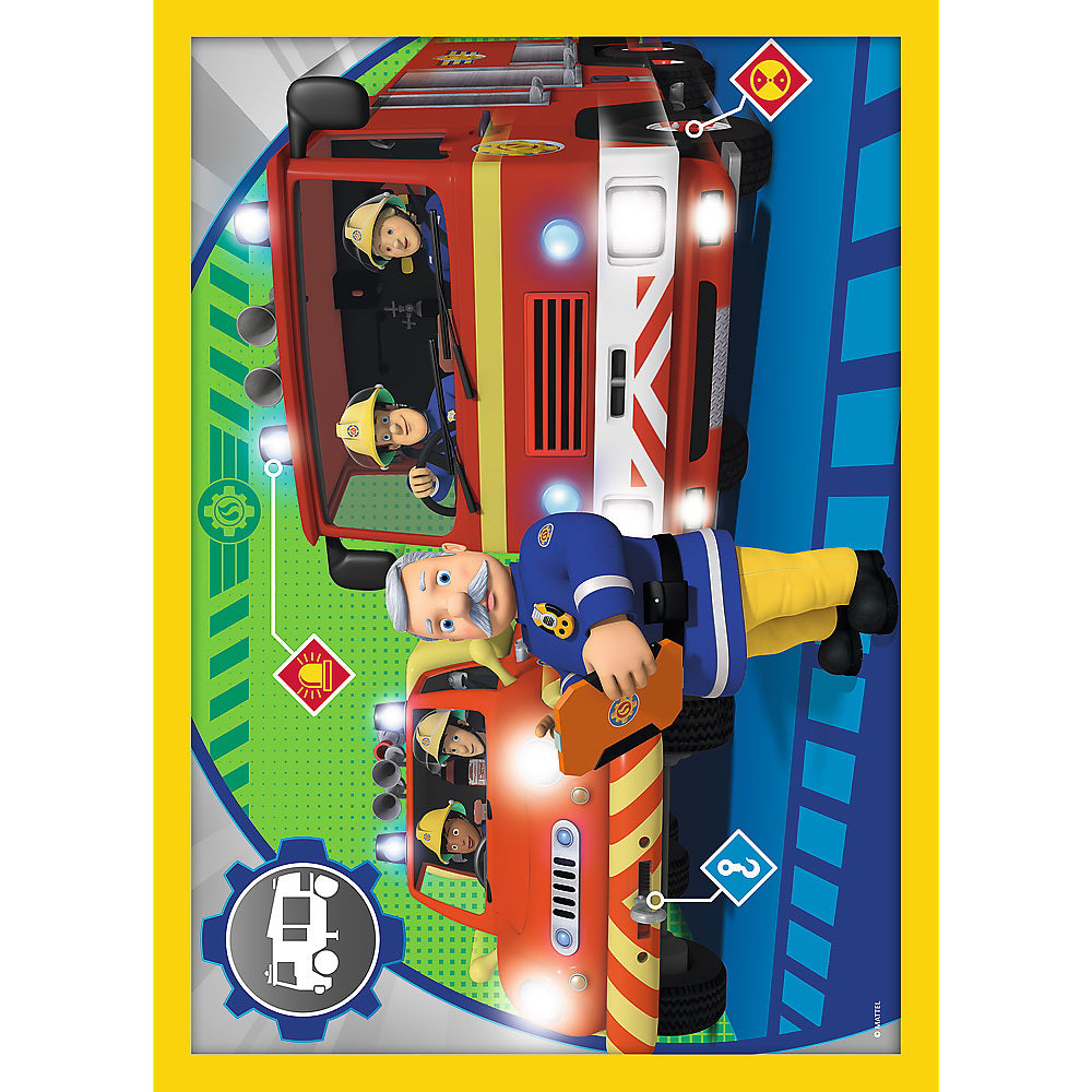 PUZZLE TREFL 4IN1 AJUTOARELE POMPIERULUI SAM