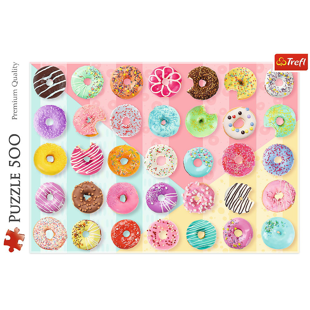 PUZZLE TREFL 500  O COLECTIE DE GOGOSI