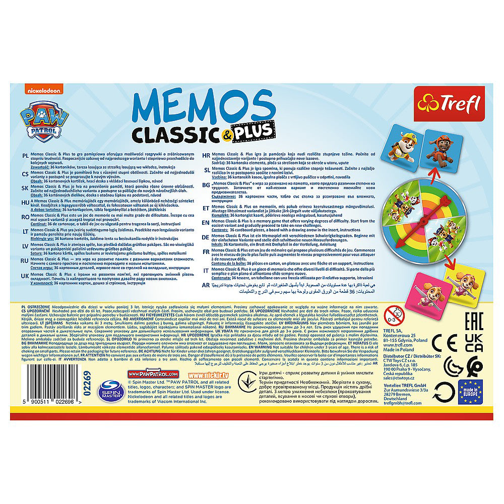 JOC MEMOS CLASSIC PLUS PATRULA CATELUSILOR