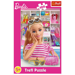 PUZZLE TREFL 100 BARBIE SA O CUNOASTEM PE BARBIE