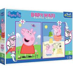 PUZZLE TREFL PRIMO BABY MAXI 2X10 PEPPA PIG